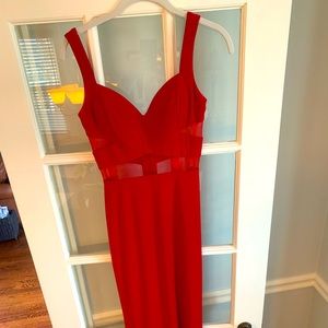 Faviana Red Prom Dress - Size 2